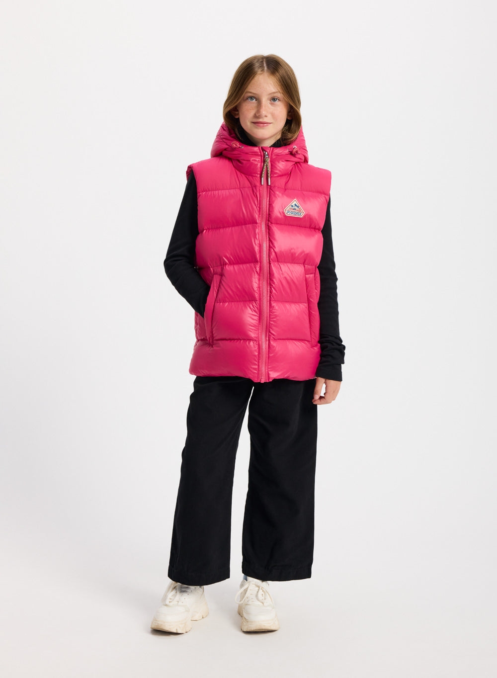pyrenex-john-doudoune-sans-manches-enfant-fuchsia image 4