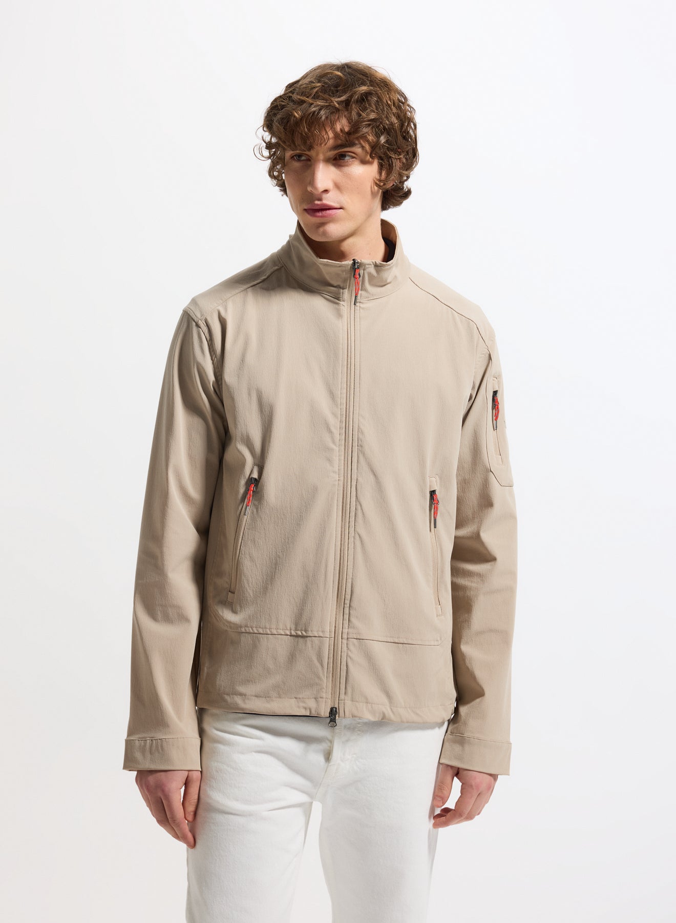 pyrenex-lane-veste-l-g-re-homme-beige-ultra-stretch-coupe-vent image 3