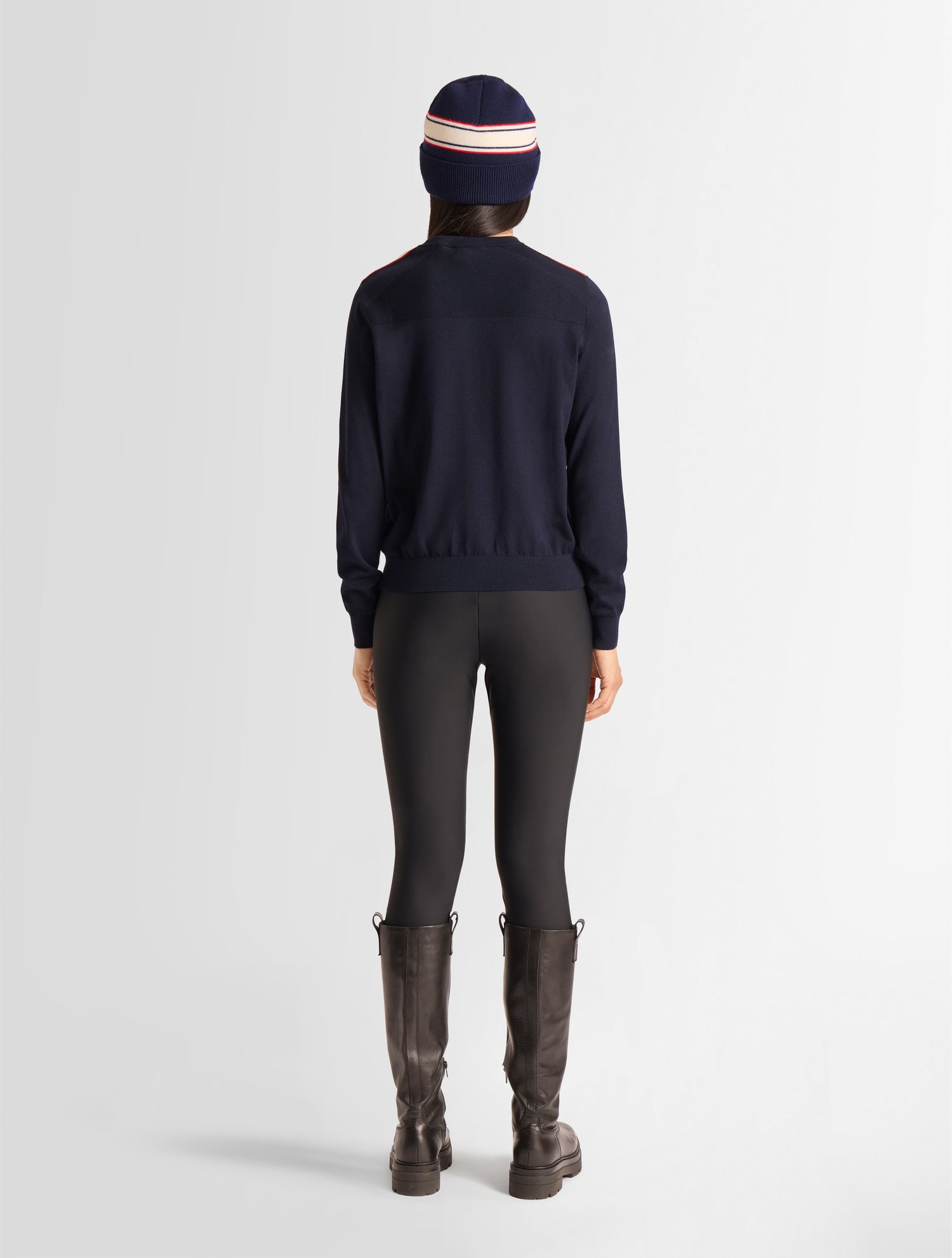 fusalp-pull-ottavia-femme-maille-fine-rayures-intarsia image 3
