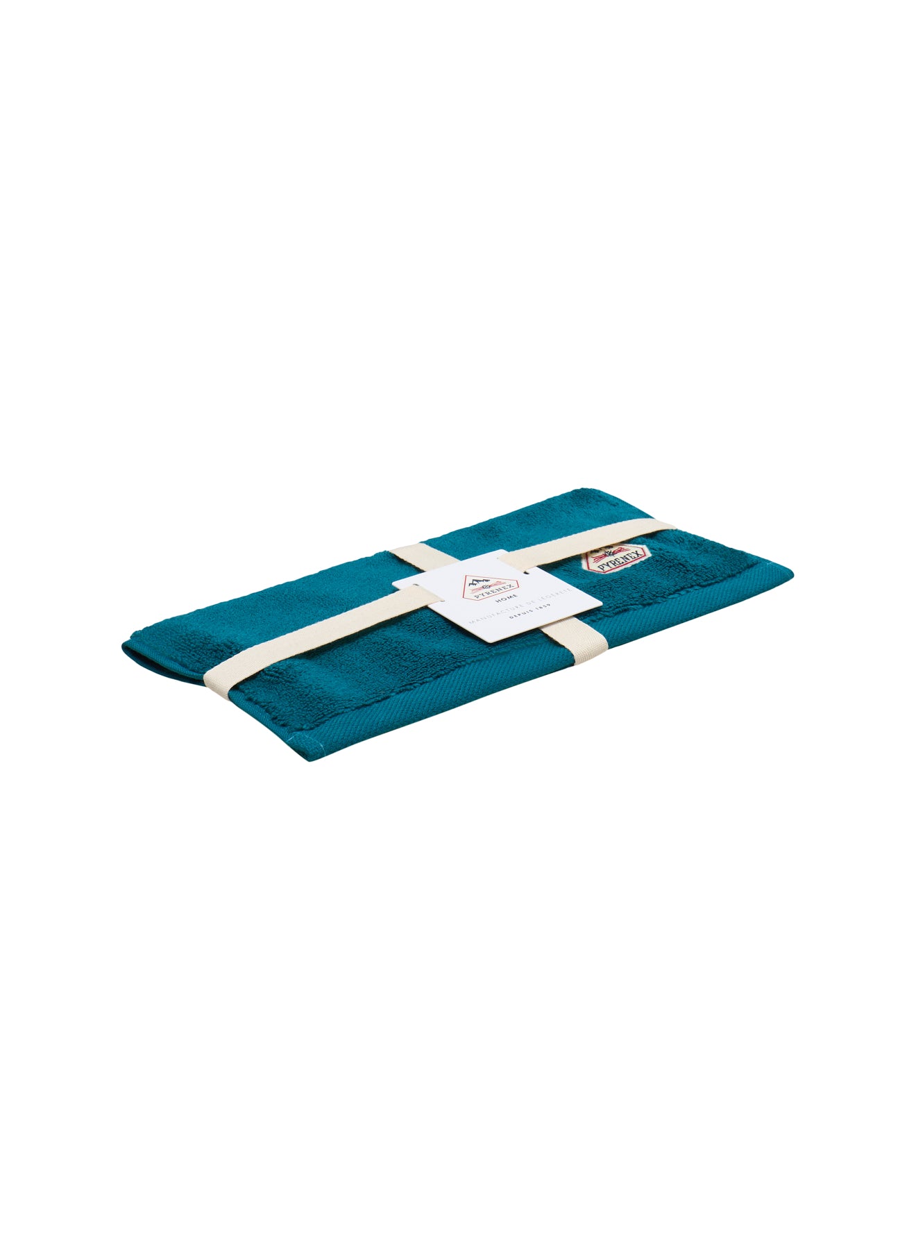 pyrenex-hana-serviette-visage-bleu-paon-ponge-coton-600-g-m image 3