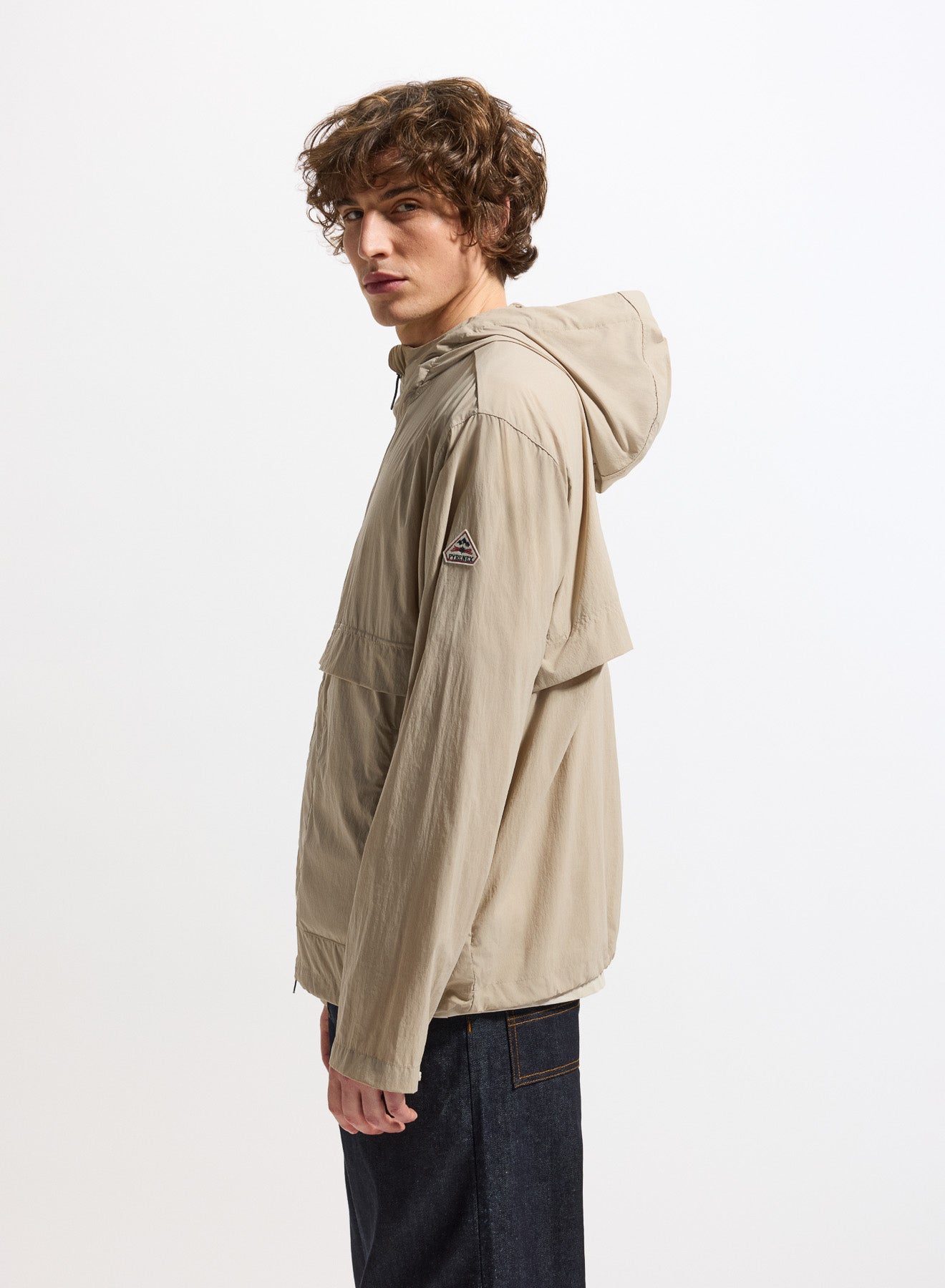 pyrenex-soulere-coupe-vent-unisexe-capuche-beige-2 image 5