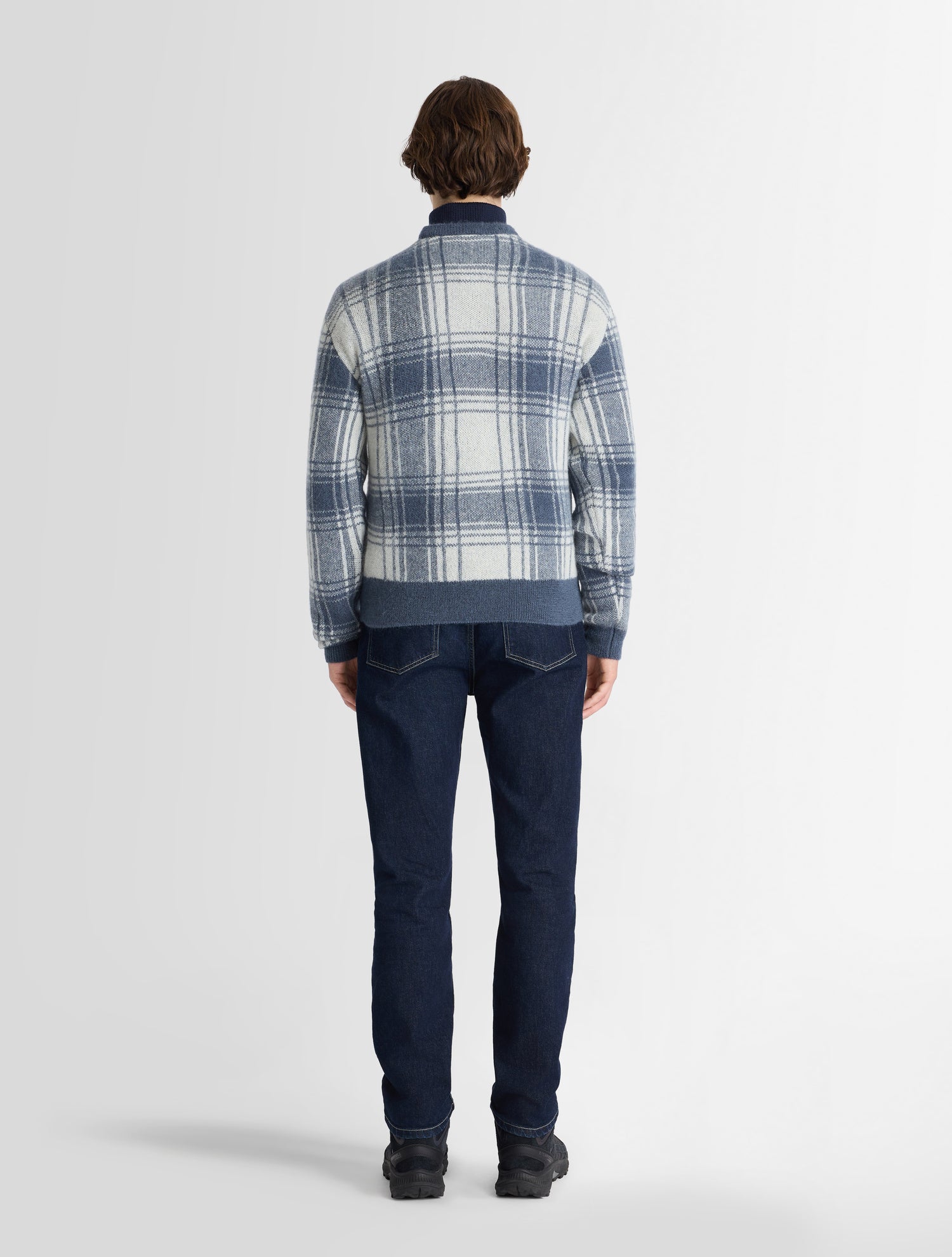 fusalp-dolmiron-pull-mohair-col-rond-carreaux image 3