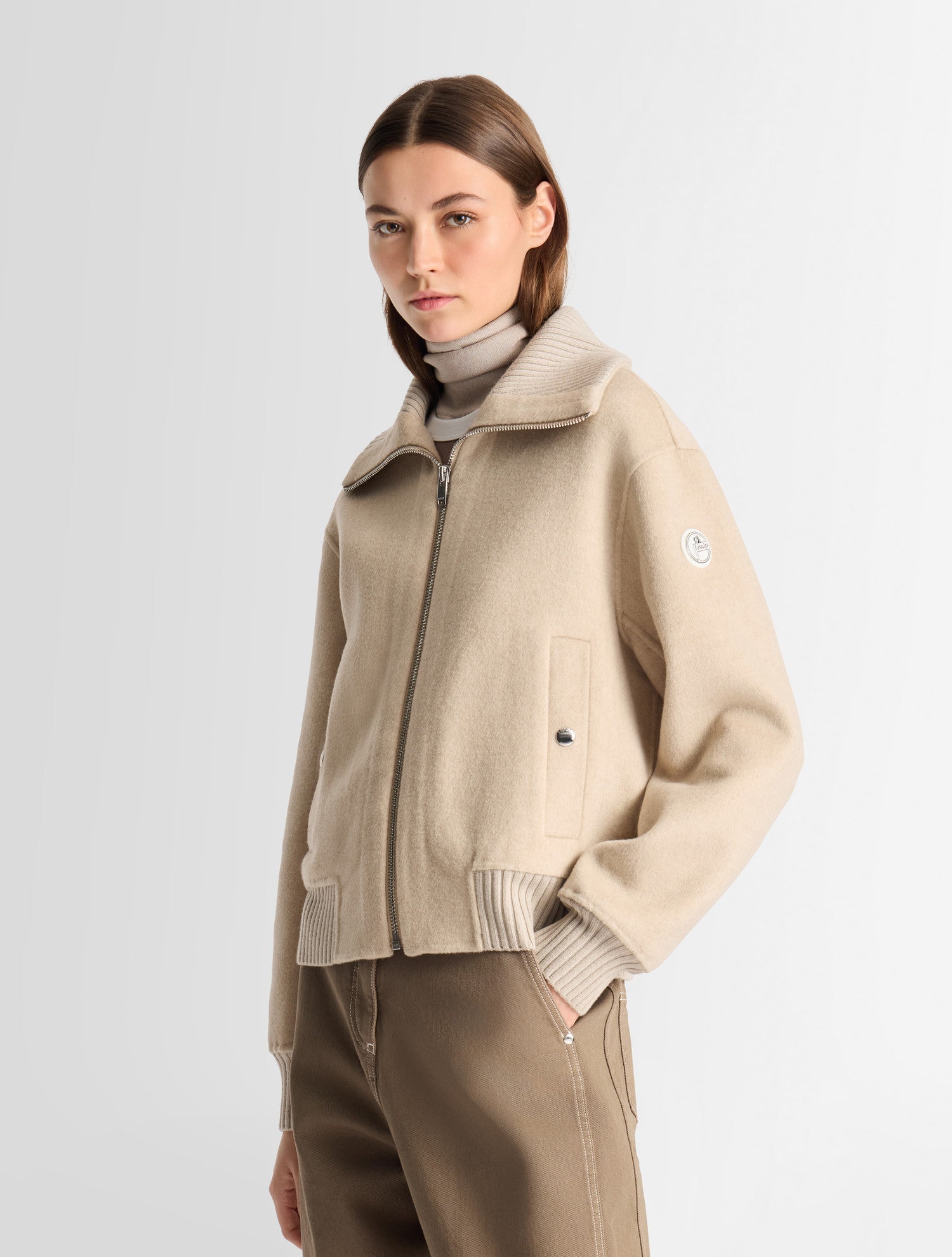 fusalp-veste-thyline-femme-laine-cachemire-double-face image 2