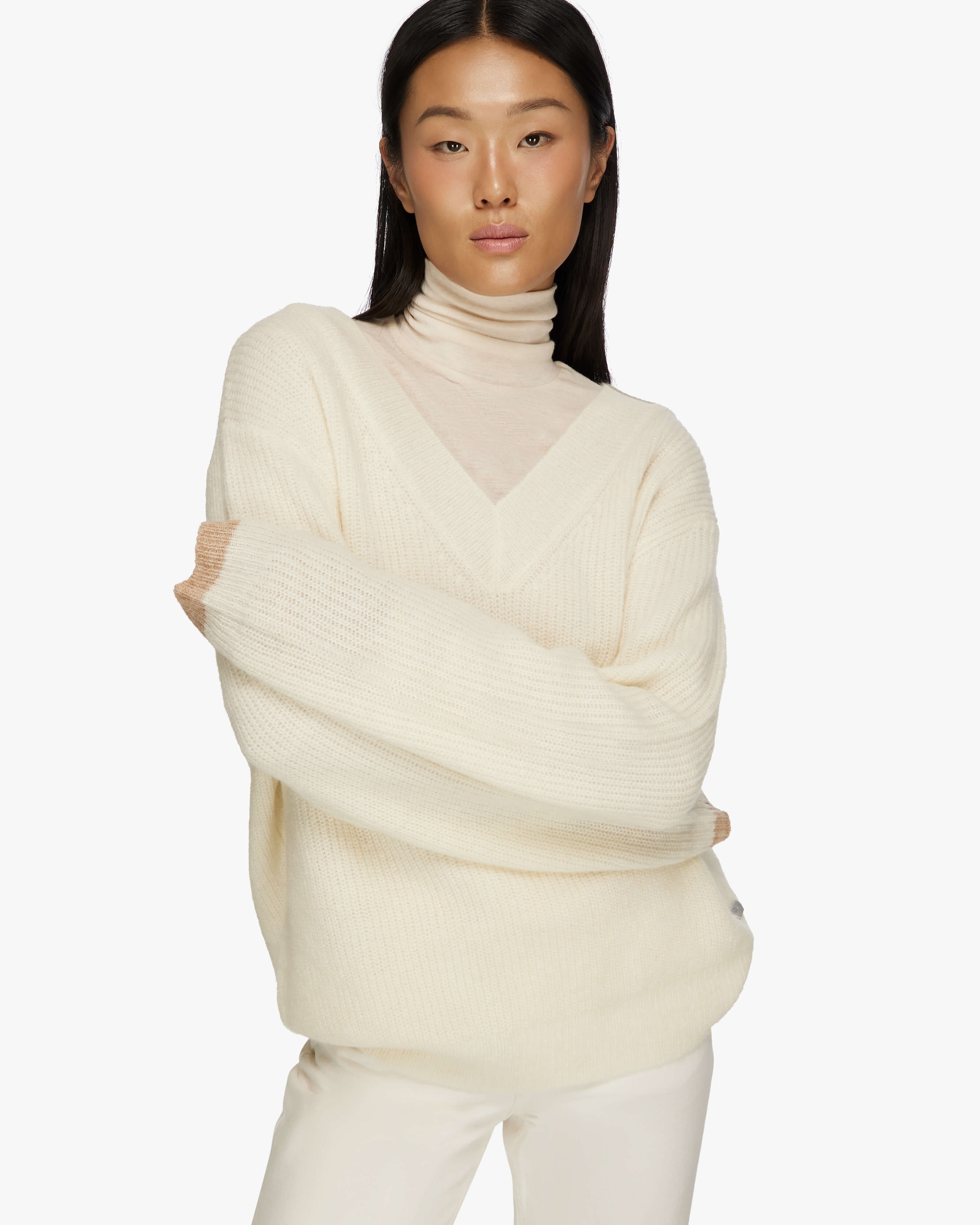quartz-co-katrina-chandail-col-en-v-femme-laine-d-alpaga image 5