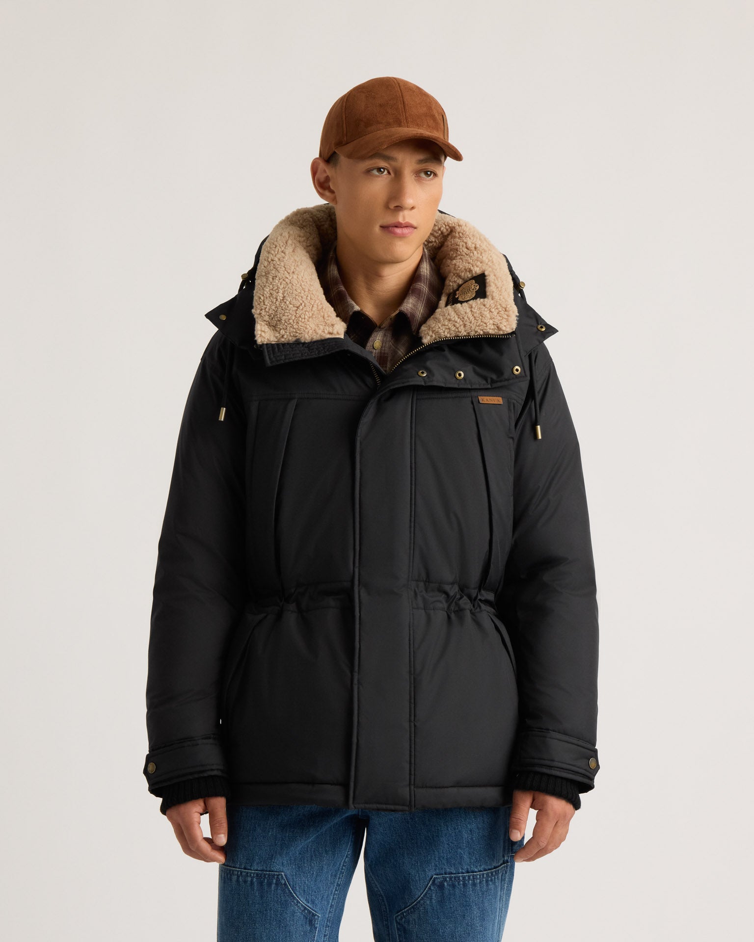 kanuk-parka-signature-coyote-duvet-homme-col-sherpa image 3