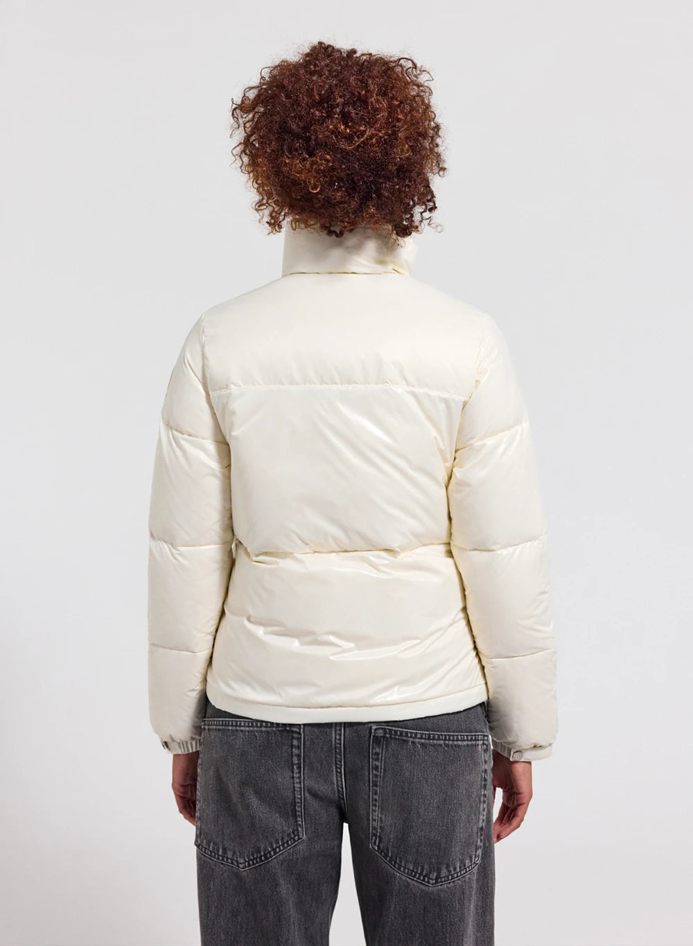 pyrenex-goldin-doudoune-courte-brillante-femme-blanche image 4