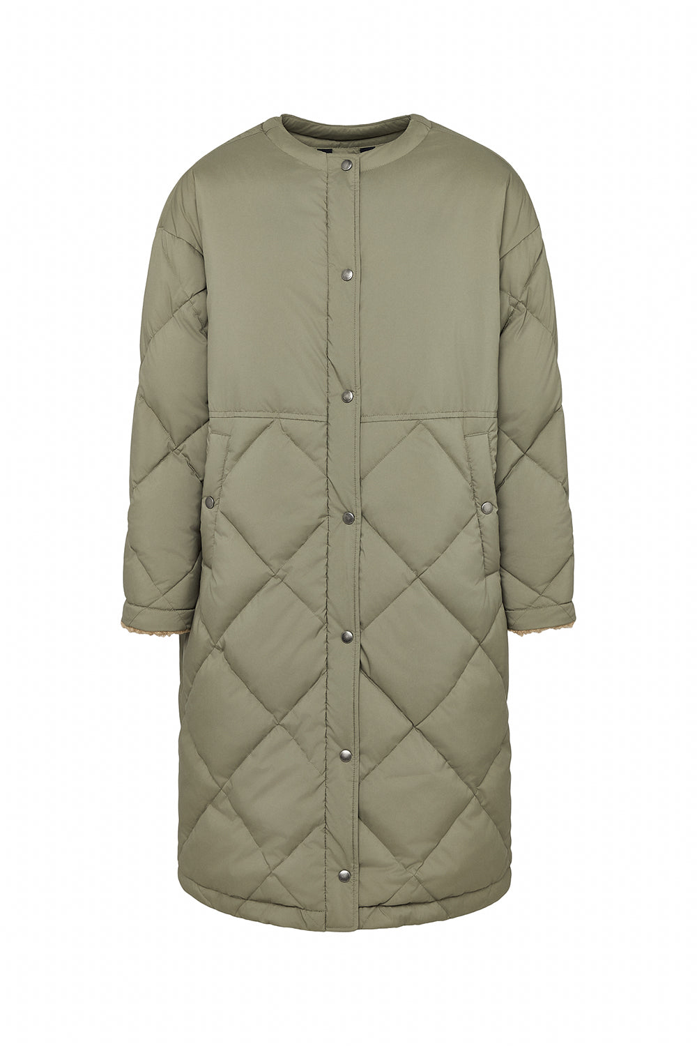 pyrenex-blossom-doudoune-longue-femme-khaki image 6