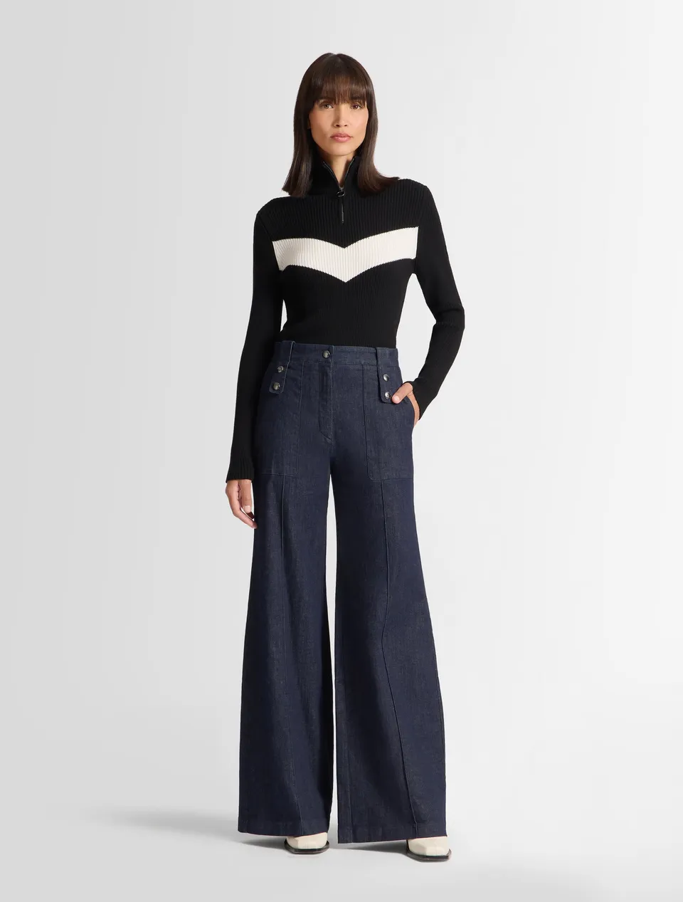 fusalp-pull-andromede-viscose-bande-v-contrastante-2 image 1