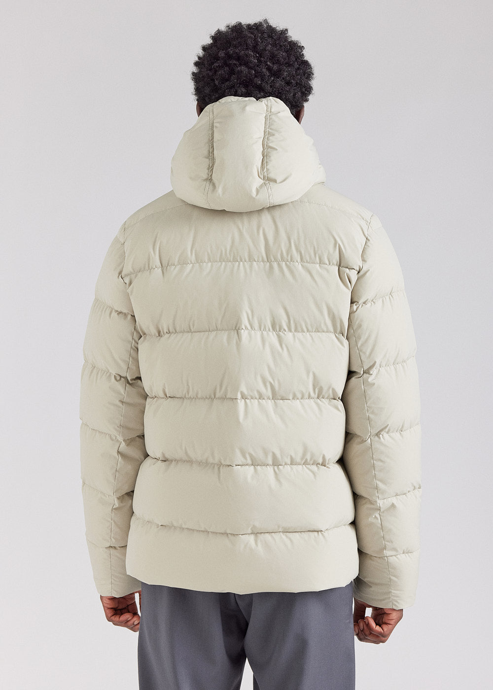 pyrenex-spoutnic-doudoune-homme-willow-grey-capuche-amovible image 8