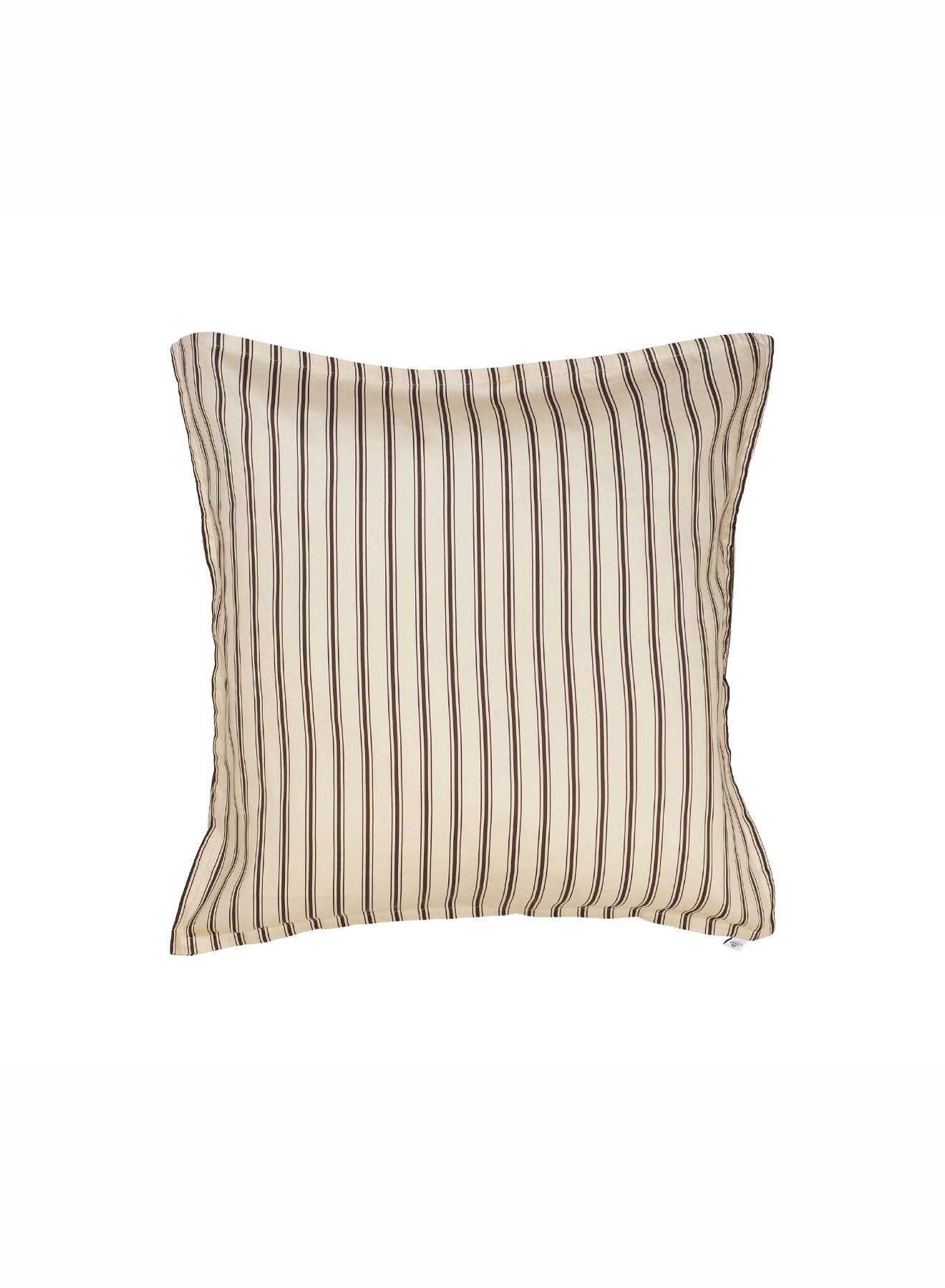 pyrenex-lily-lot-2-taies-d-oreiller-rayures-marron-cru-coton-tencel image 4