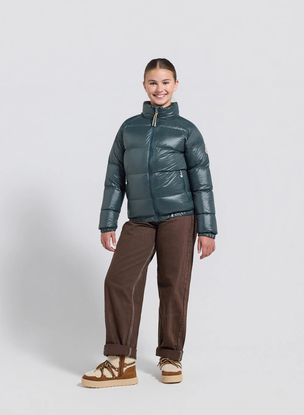 doudoune-enfant-pyrenex-vintage-mythic-vert-fonc image 3