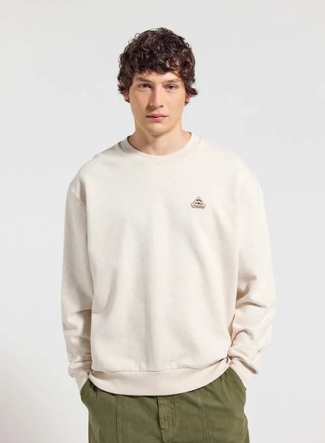 pyrenex-phase-sweat-col-rond-unisexe-coton-bio-cr-me image 1