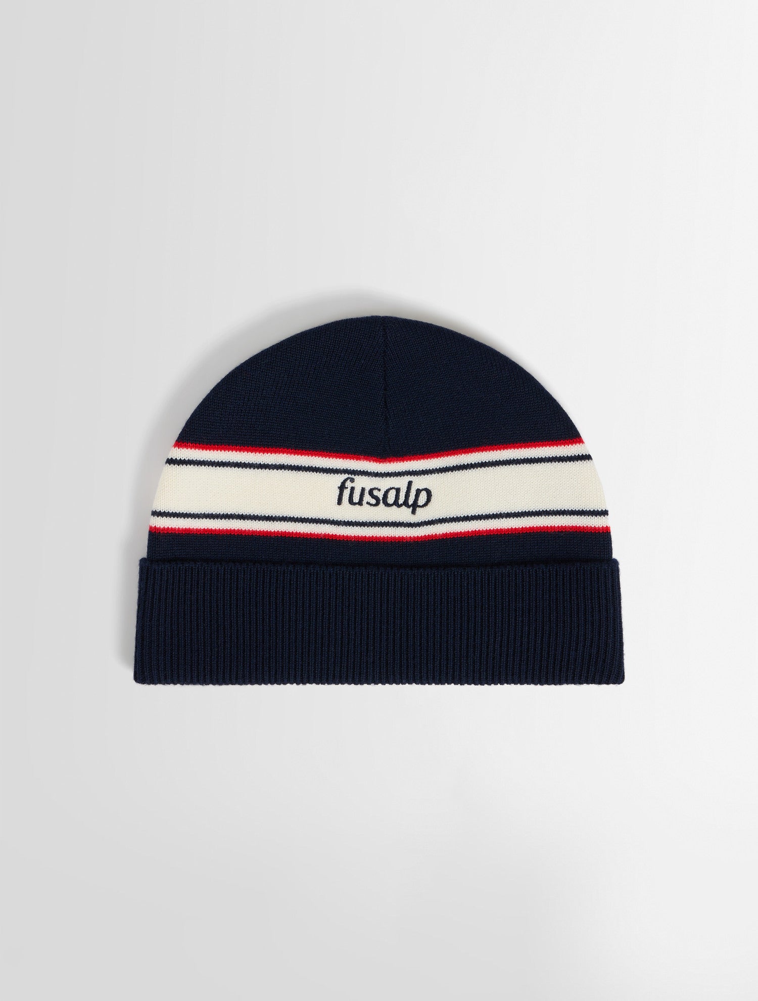 fusalp-bonnet-retro-unisexe-100-laine-tricolore image 1