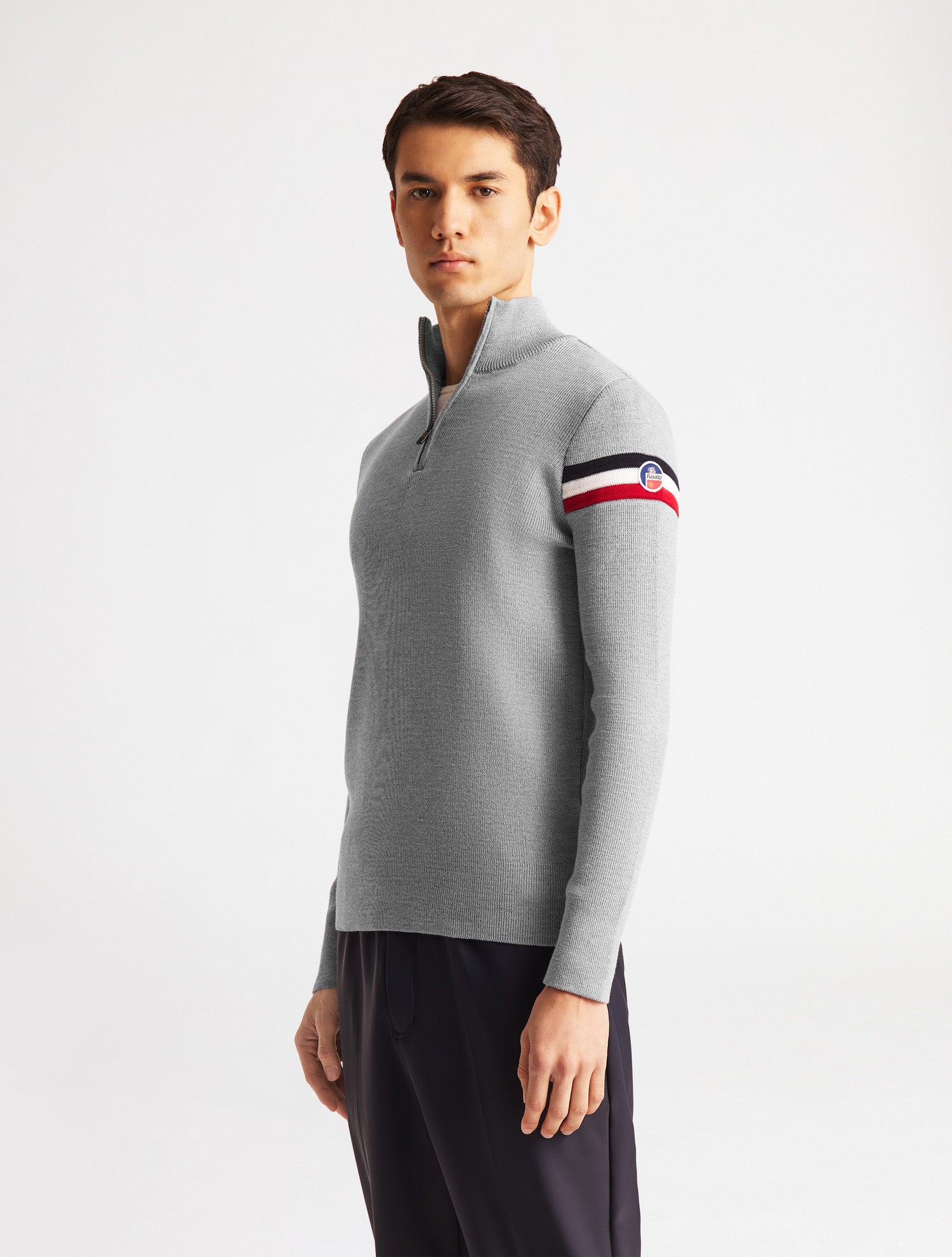 fusalp-pull-wengen-homme-laine-m-rinos-col-camionneur-zipp-r-f-a2126-02965 image 1