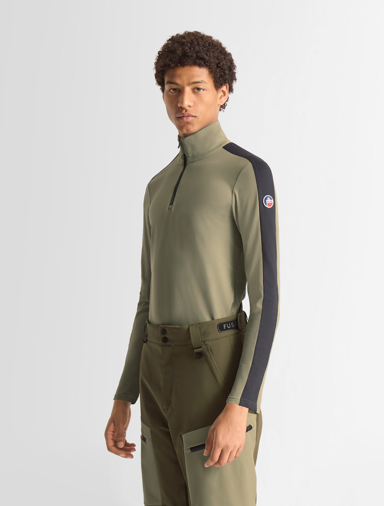 fusalp-sous-pull-alpille-col-montant-zipp-powerstretch image 2