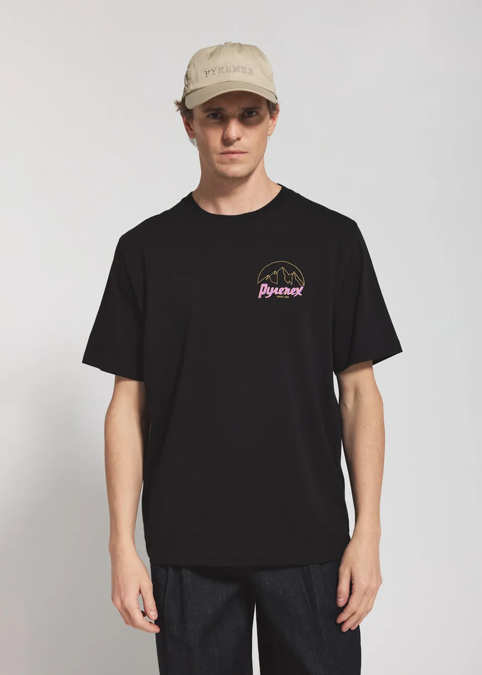pyrenex-hill-t-shirt-unisexe-coton-bio-noir image 1