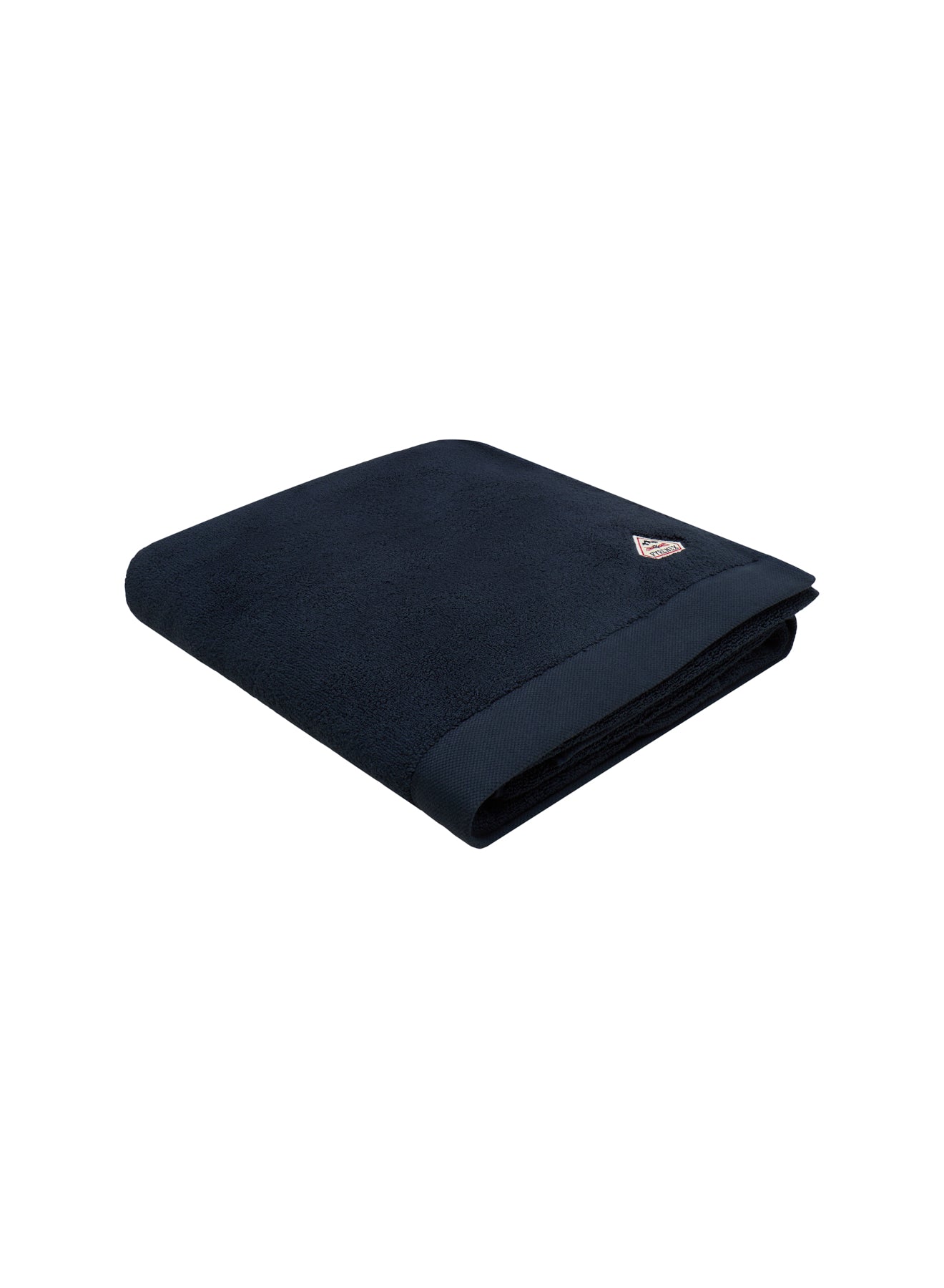 maxi-drap-de-bain-bleu-fonc-hana-100-coton-600-g-m2 image 2