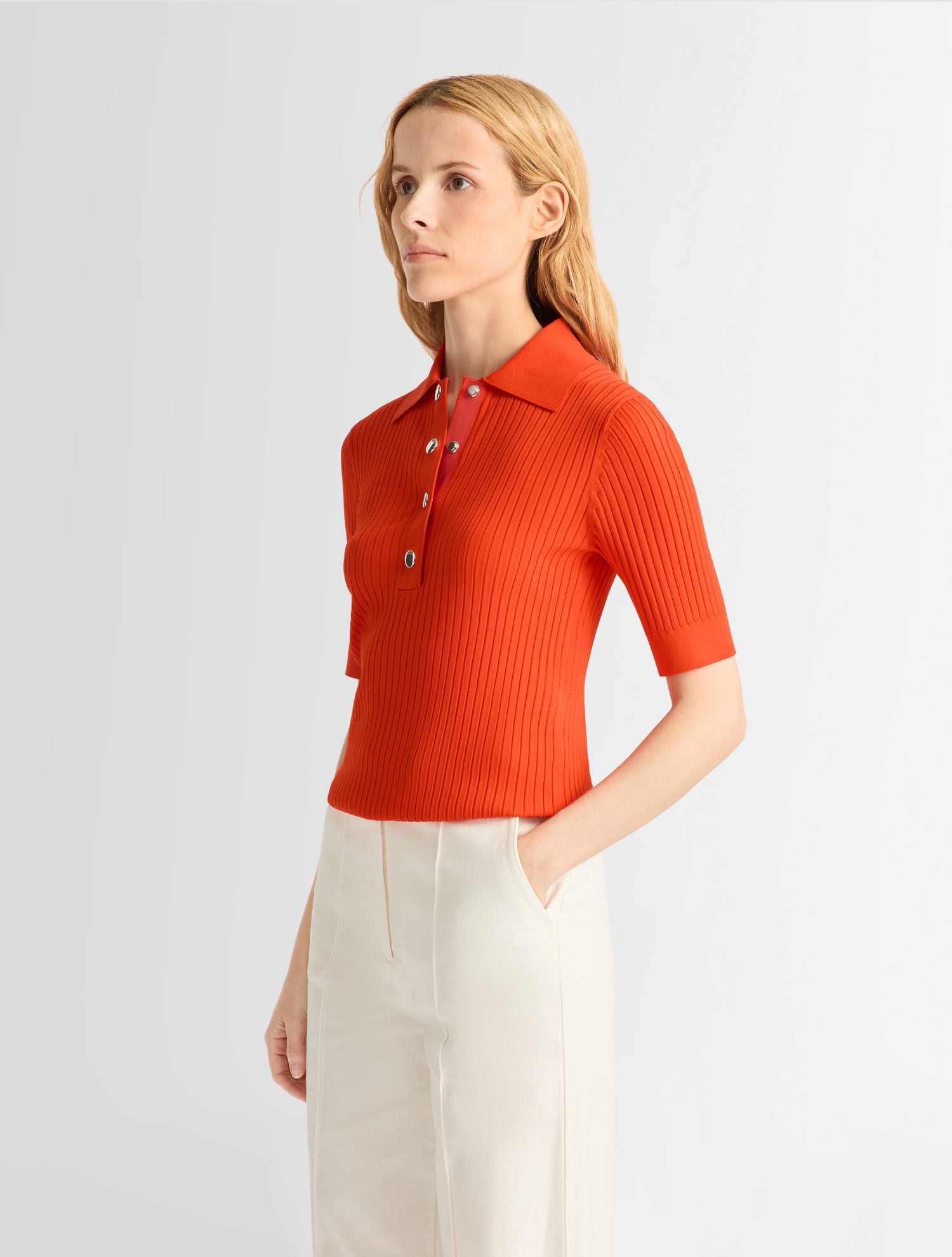 fusalp-polo-vera-femme-manches-courtes-viscose-stretch image 2