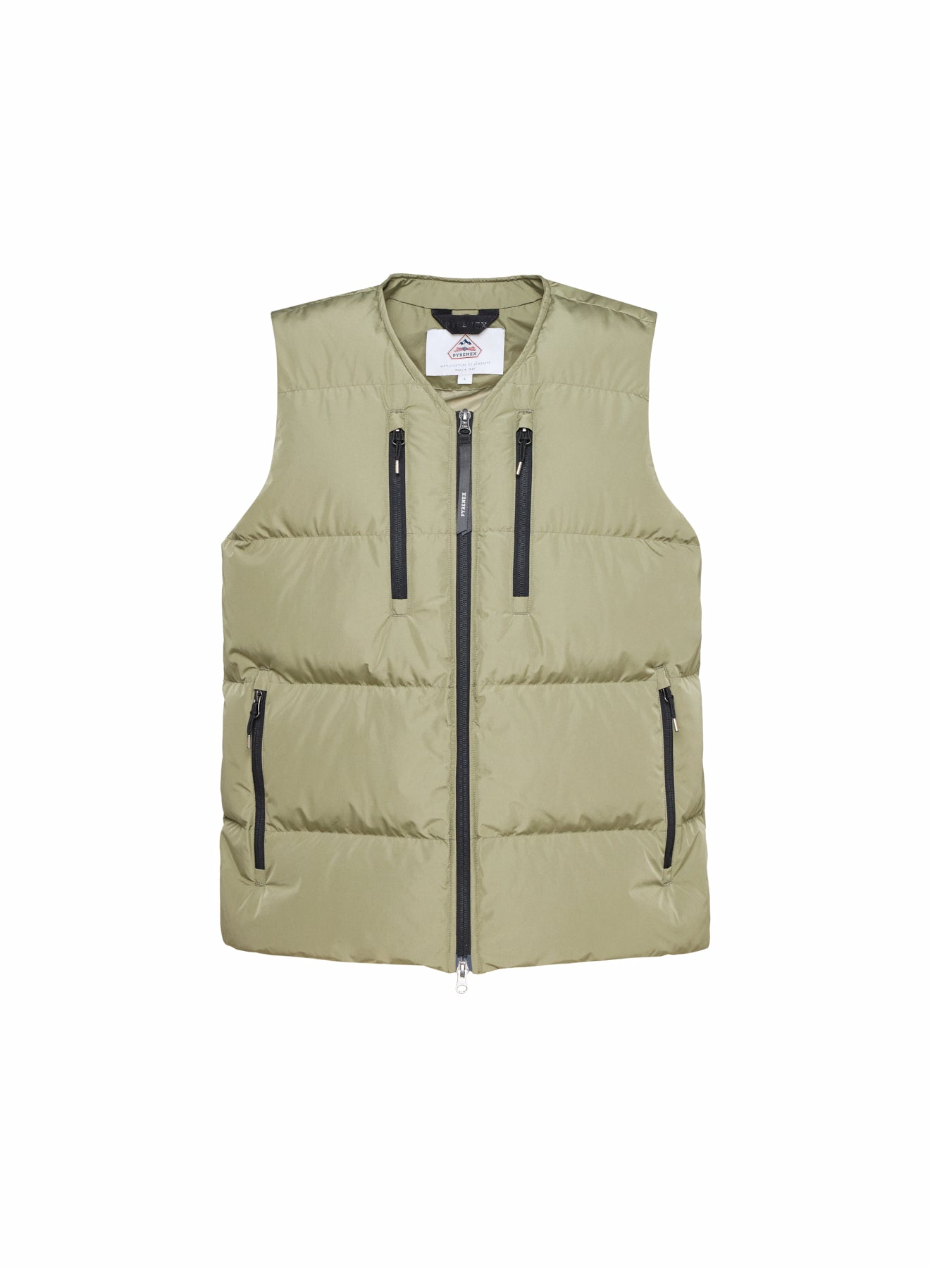 pyrenex-doudoune-sans-manches-homme-solace-kaki-clair image 4