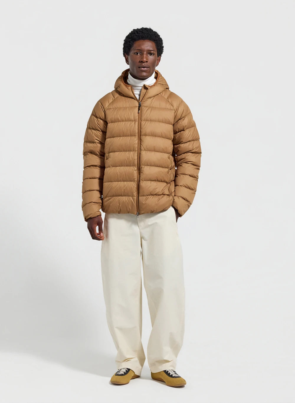 doudoune-capuche-homme-pyrenex-arial-marron-clair-duvet-legend image 2