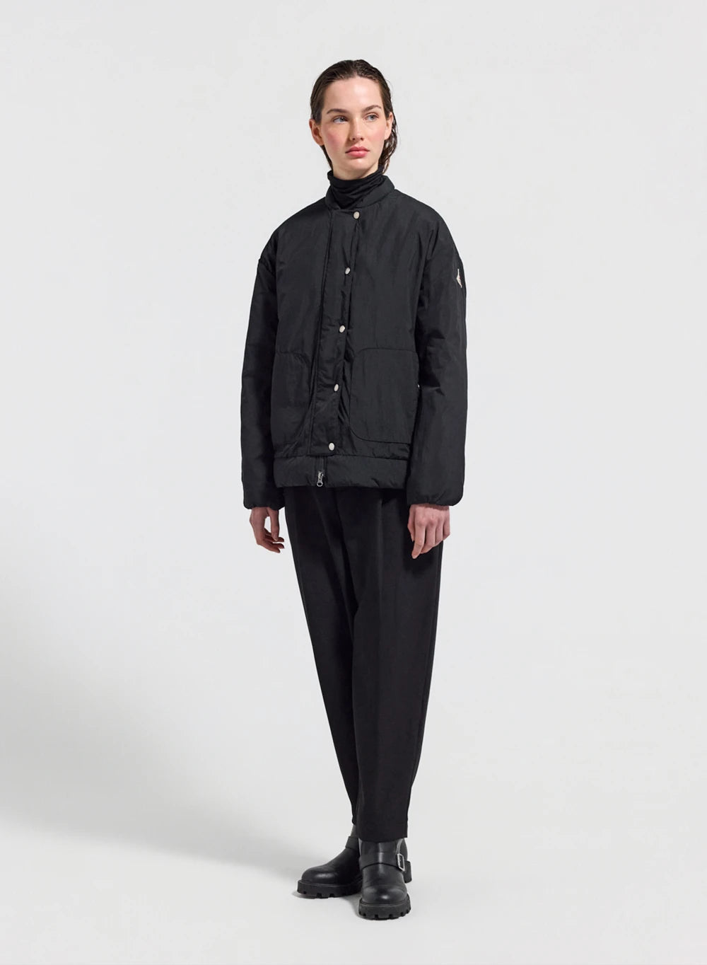 pyrenex-ritzy-doudoune-l-g-re-femme-bomber-noire image 2