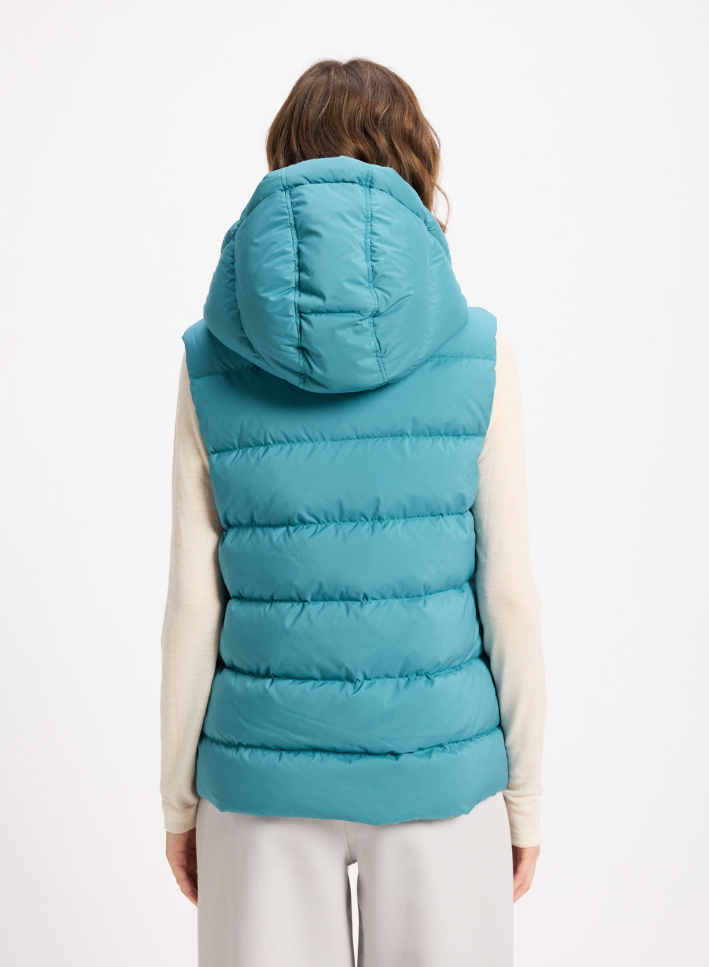 pyrenex-spoutnic-doudoune-sans-manches-femme-capuche-amovible-bleu-turquoise image 4