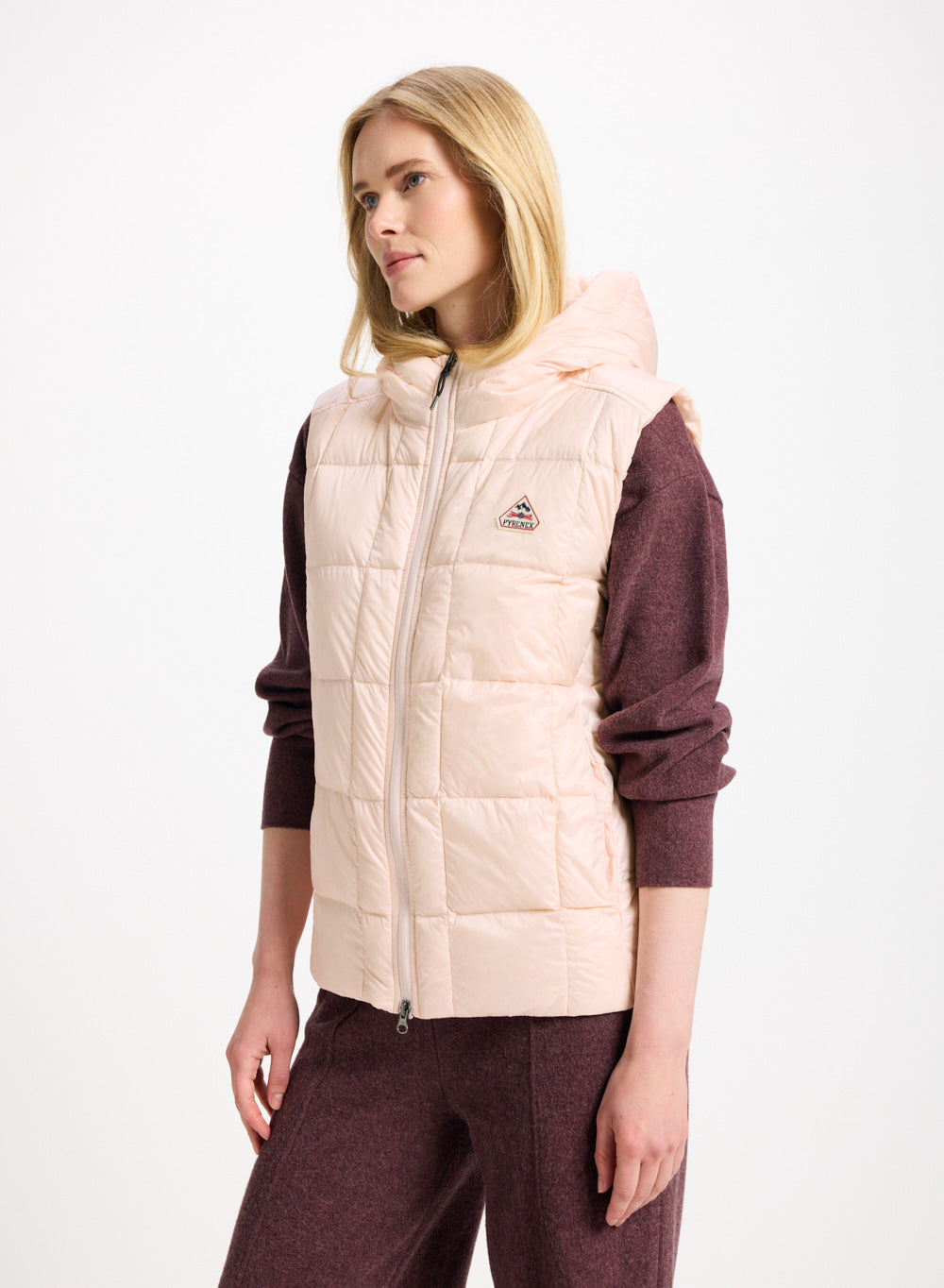 pyrenex-bassia-doudoune-l-g-re-sans-manches-femme-rose-poudr image 3