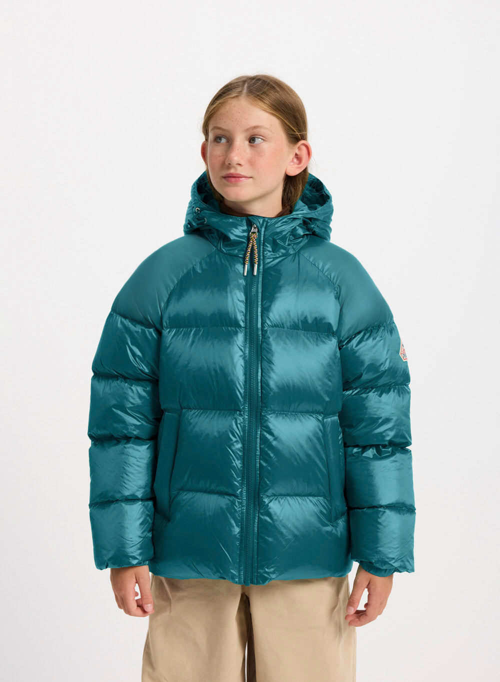 pyrenex-sten-doudoune-capuche-enfant-bleu-turquoise-unisexe image 2