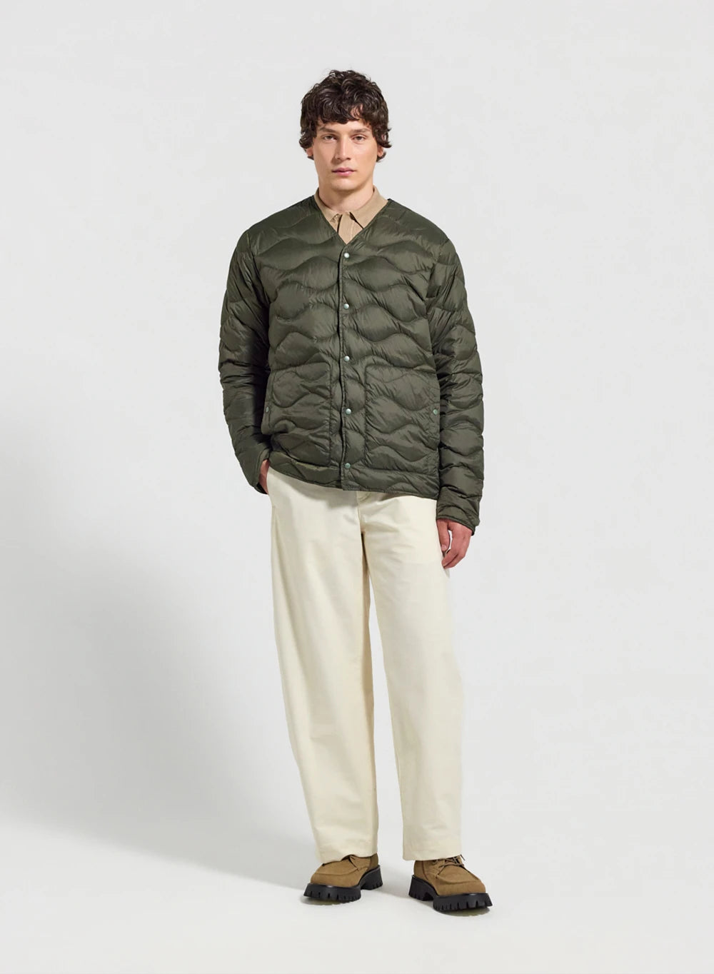 pyrenex-handy-doudoune-extra-l-g-re-homme-kaki image 2