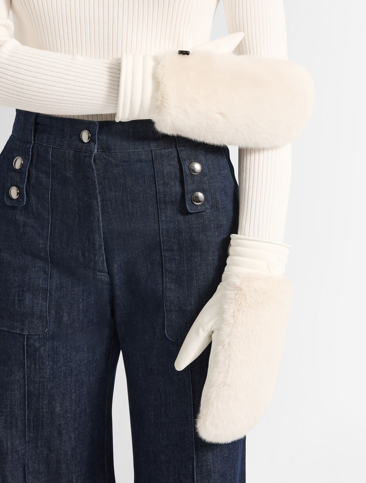 fusalp-fake-fur-moufles-gants-de-ski-cuir-imperm-ables image 5