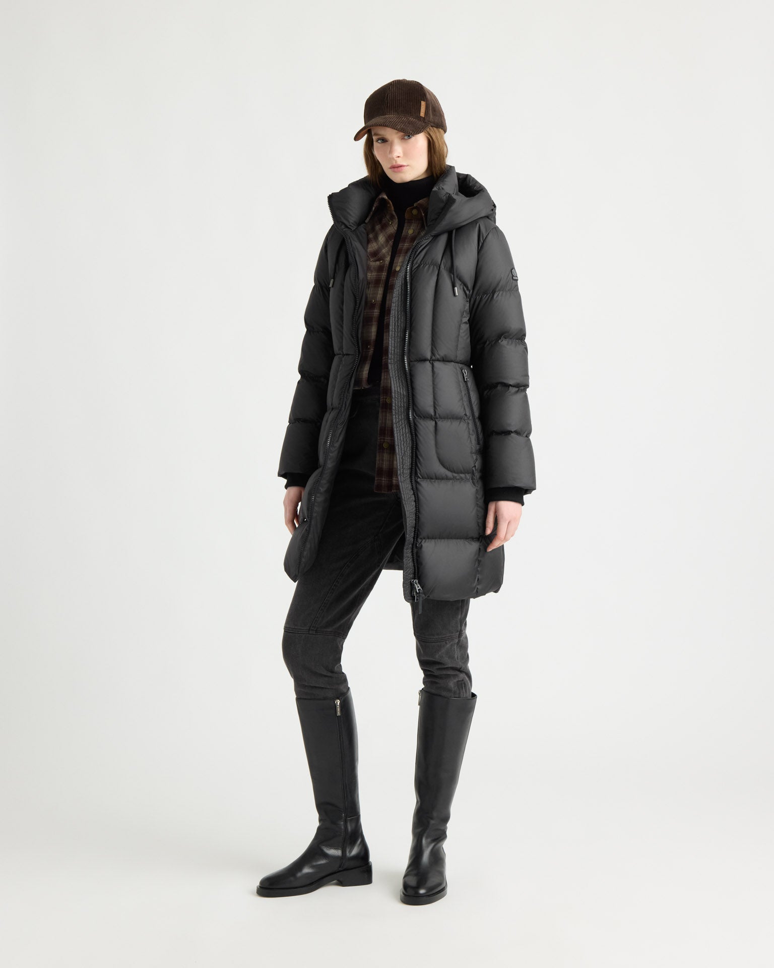 kanuk-notting-hill-manteau-matelass-long-femme-capuche image 3