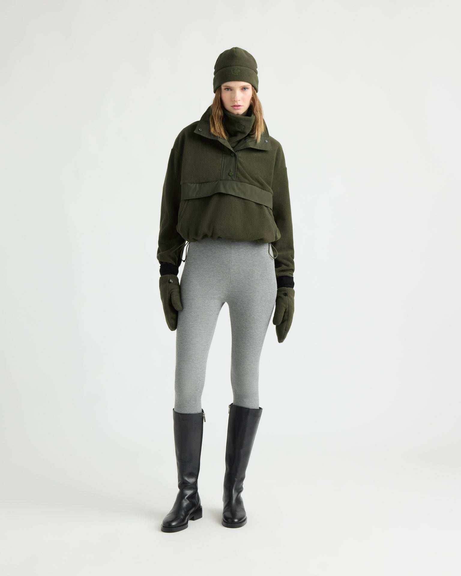 kanuk-pull-en-molleton-polaire-manouane-col-montant-poches-zipp-es image 1