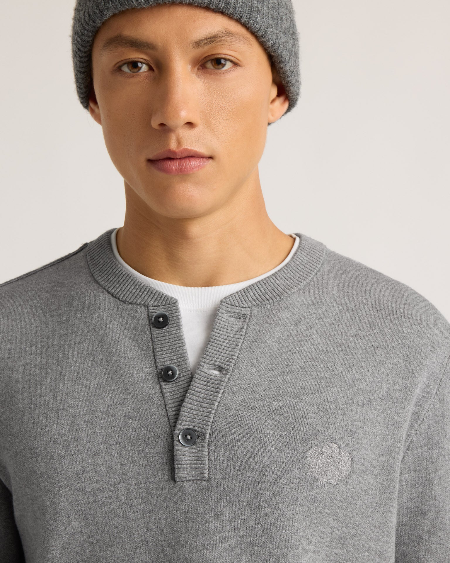 kanuk-roxton-henley-en-maille-homme-3-boutons image 4