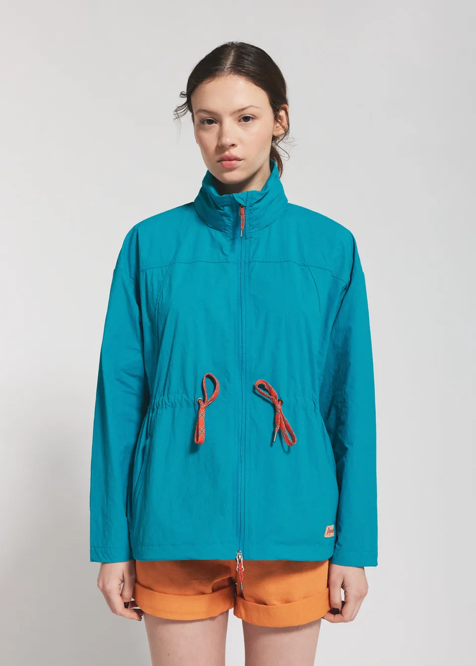 pyrenex-climb-coupe-vent-court-femme-turquoise image 1