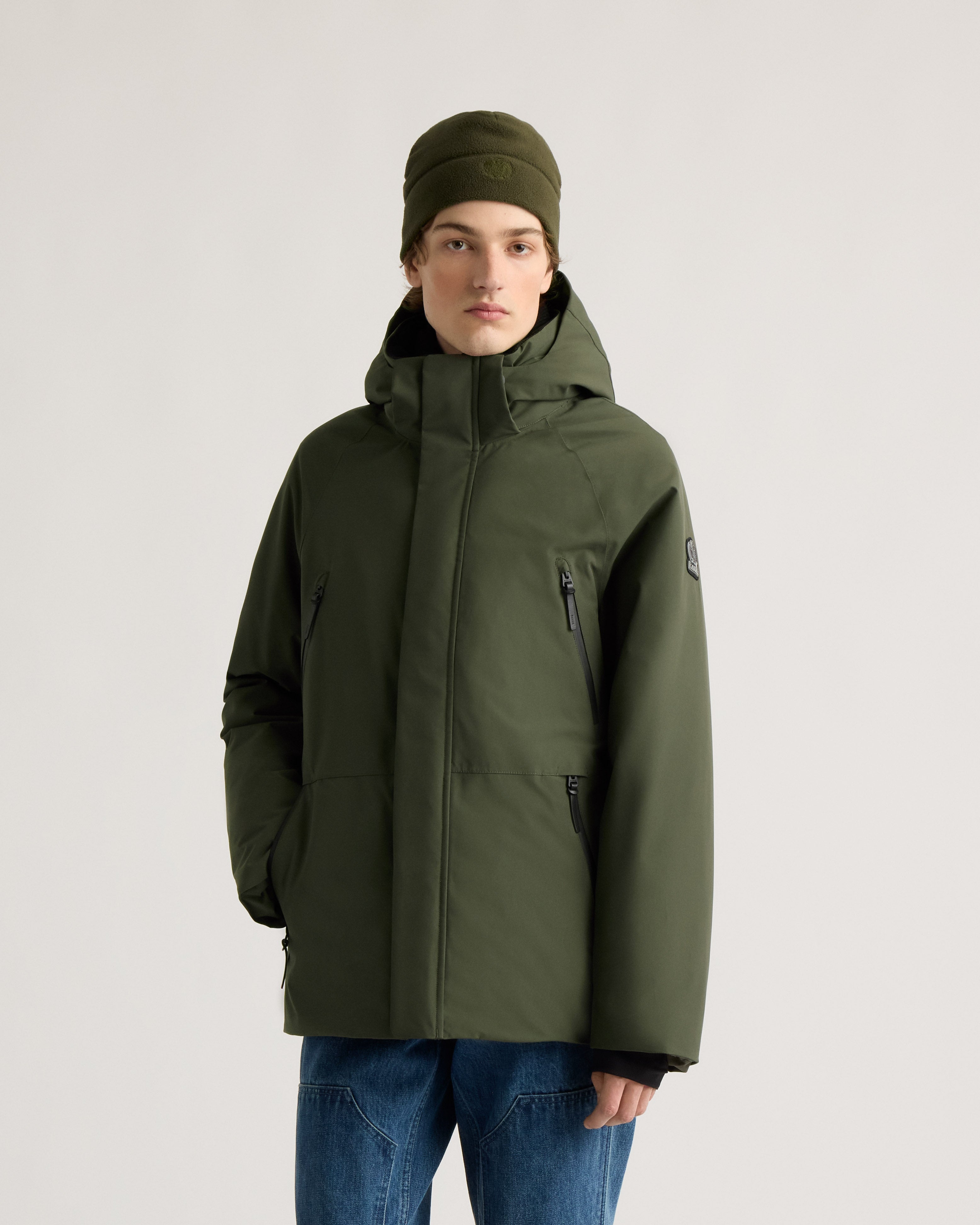 kanuk-alpin-manteau-court-isol-homme-capuche-amovible image 1