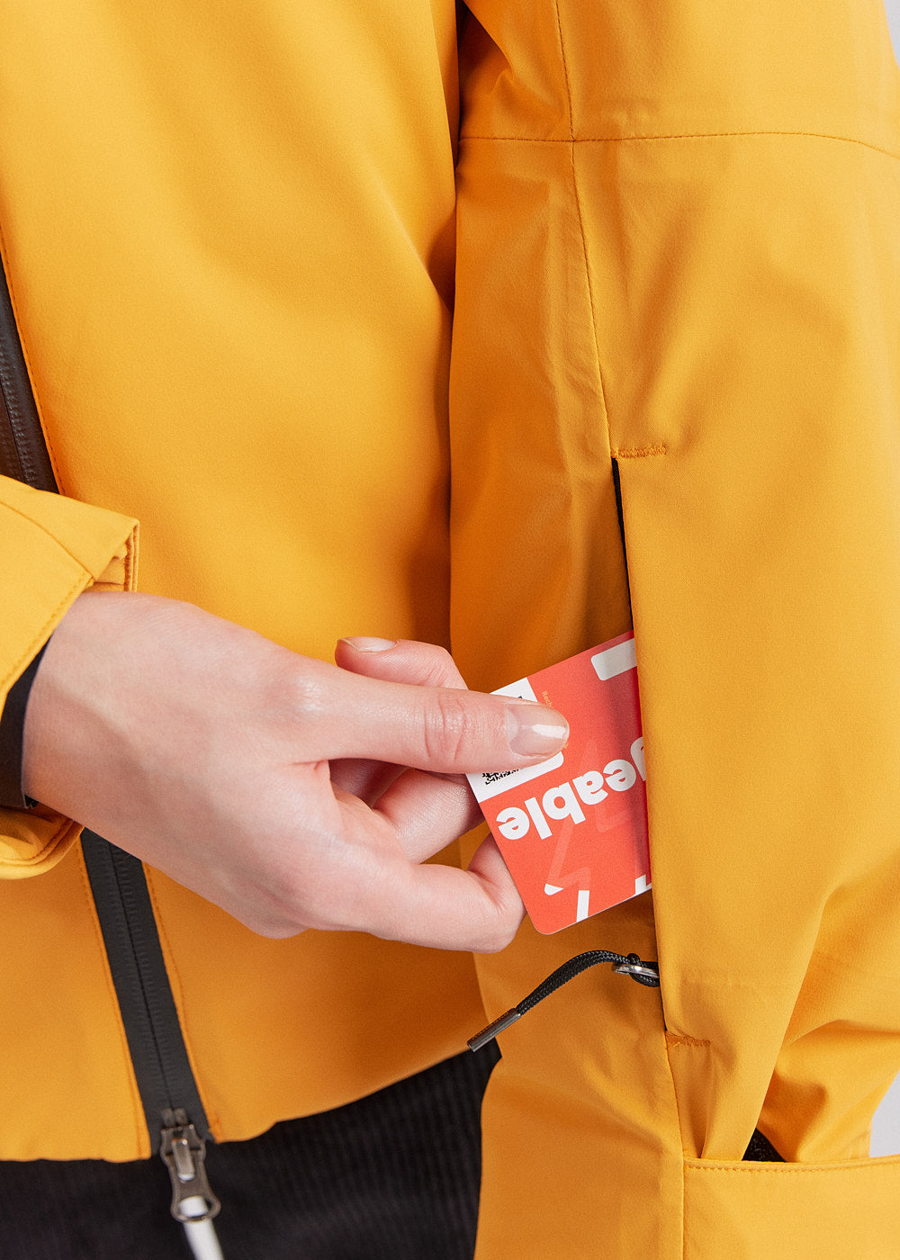pyrenex-nova-veste-parka-en-duvet-femme-jaune image 5