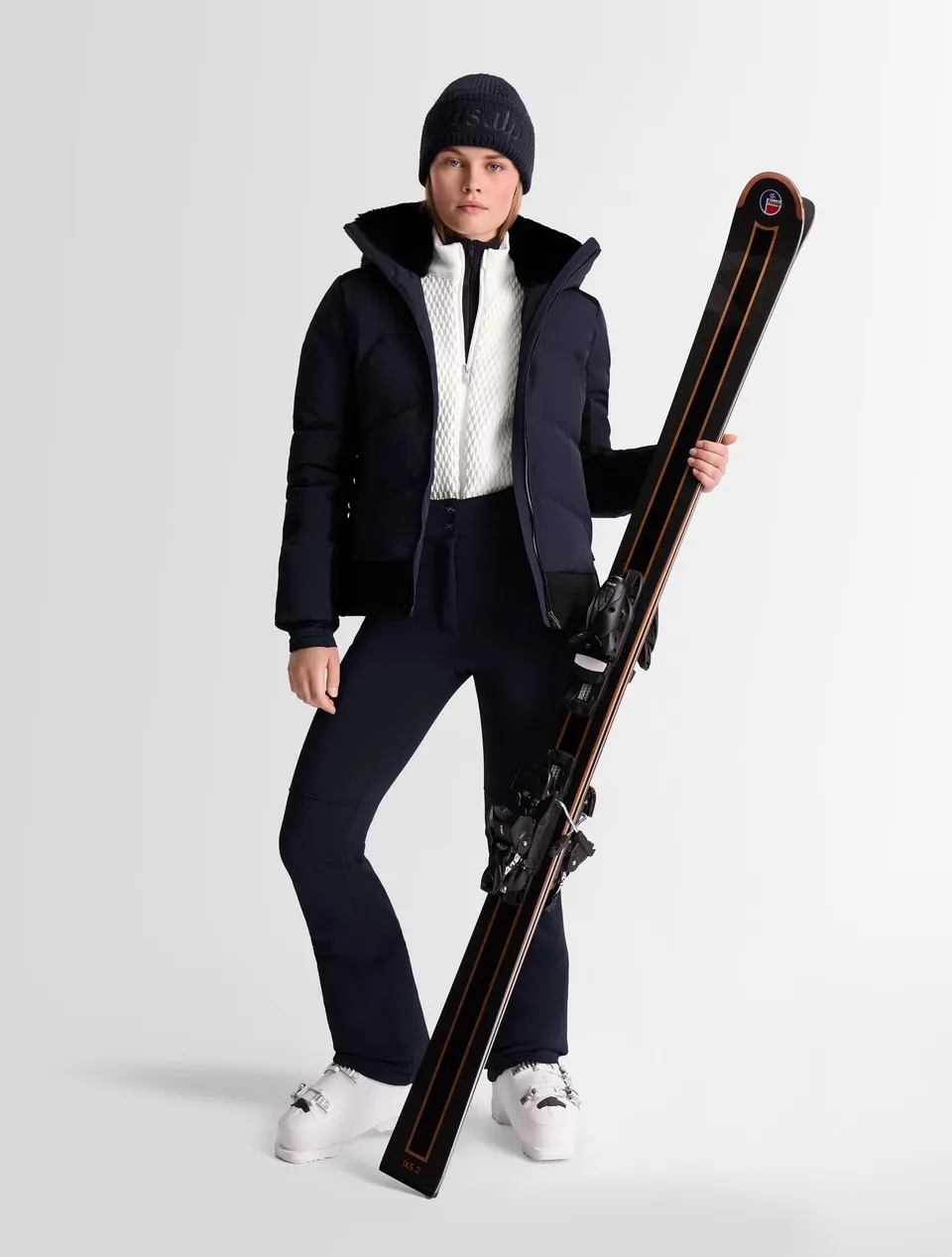 fusalp-avery-veste-de-ski-femme-softshell-matelass-e image 1