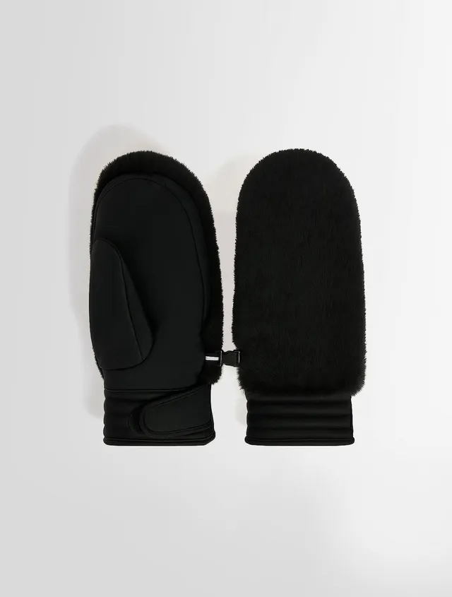 fusalp-fake-fur-moufles-ski-cuir-ch-vre-imperm-able image 1
