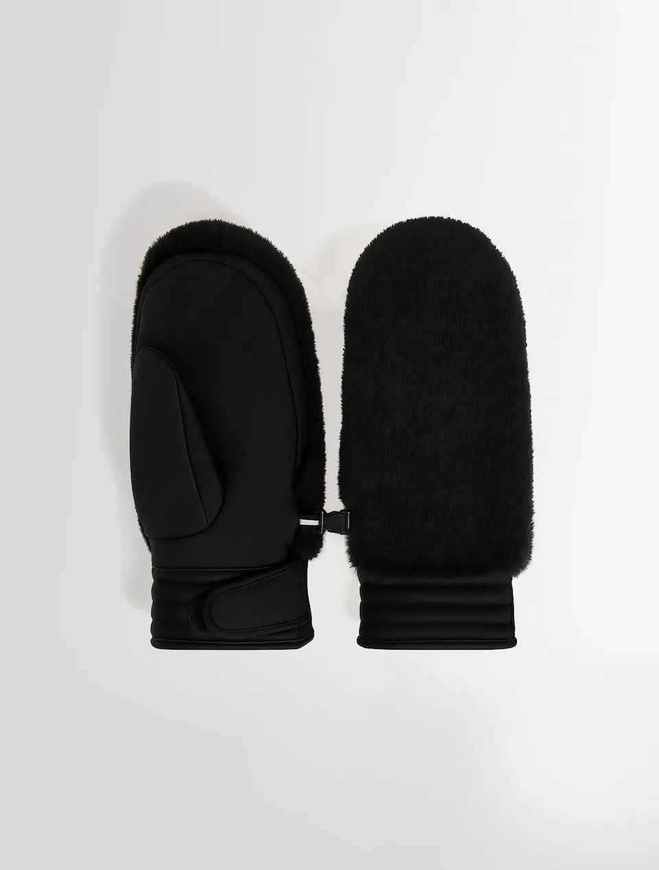 fusalp-fake-fur-moufles-ski-cuir-ch-vre-imperm-able image 1