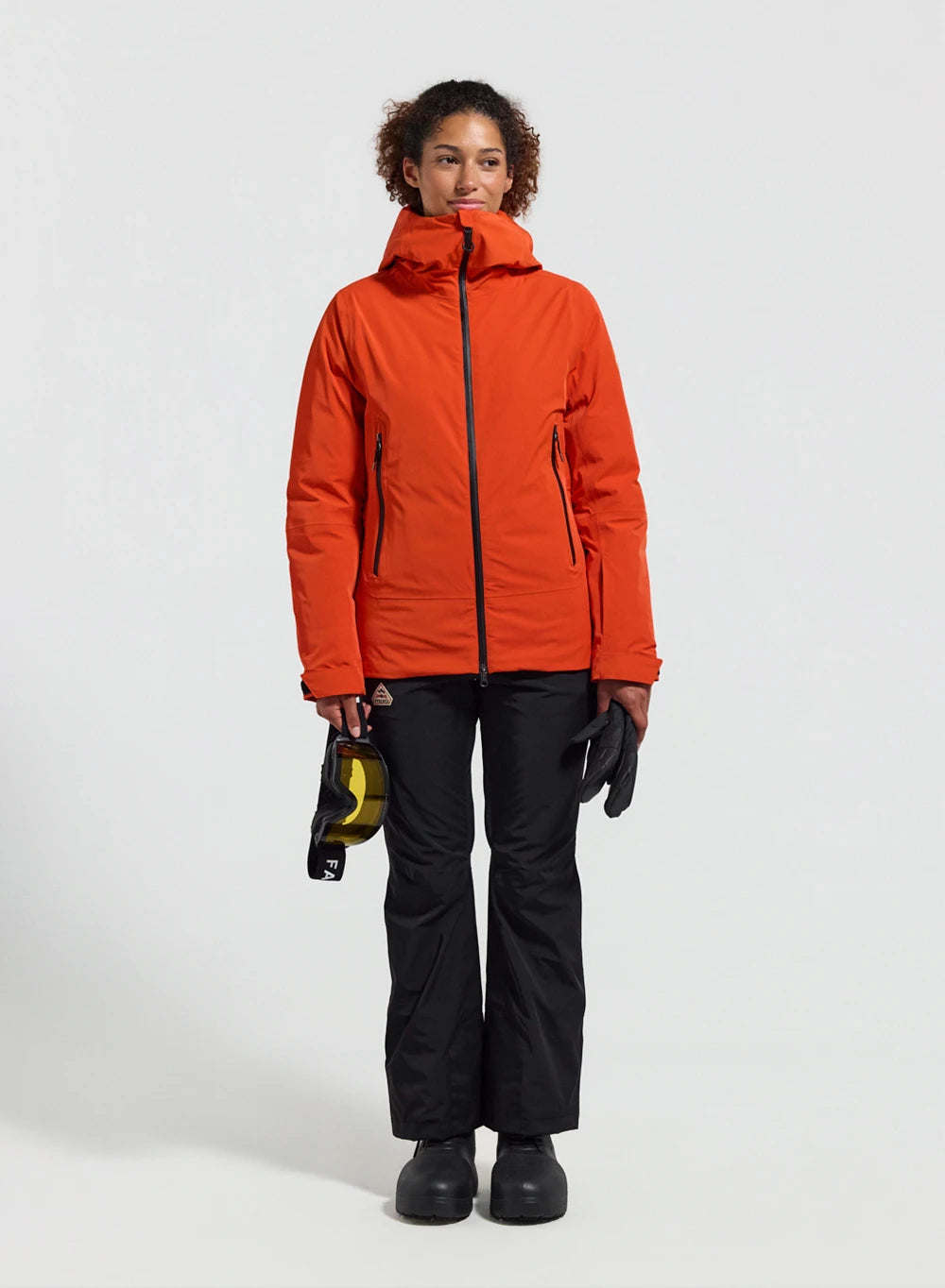 pyrenex-nova-veste-parka-en-duvet-femme-orange image 2