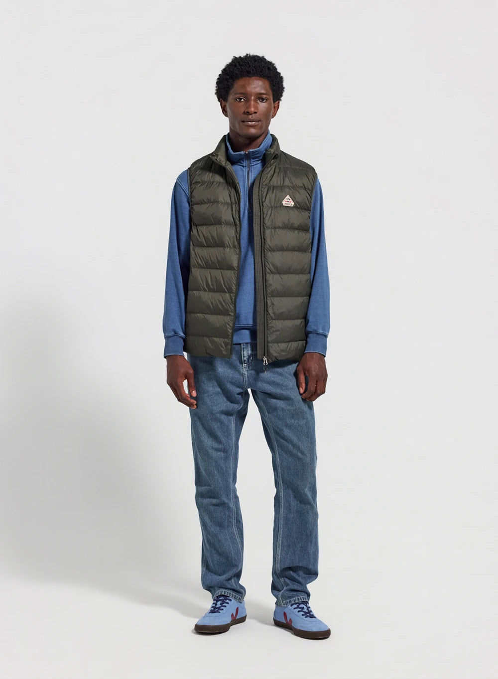 pyrenex-guzet-doudoune-sans-manches-homme-kaki-fonc image 2