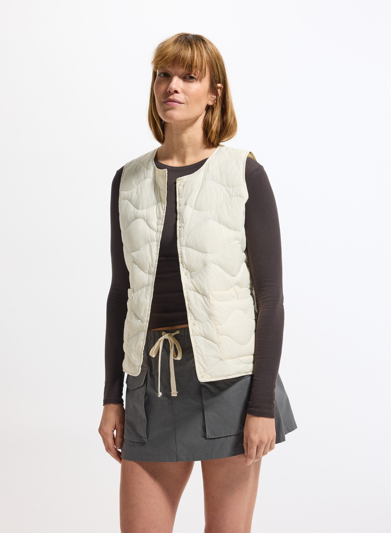pyrenex-orite-vest-doudoune-femme-sans-manches-blanche-ultra-l-g-re image 1