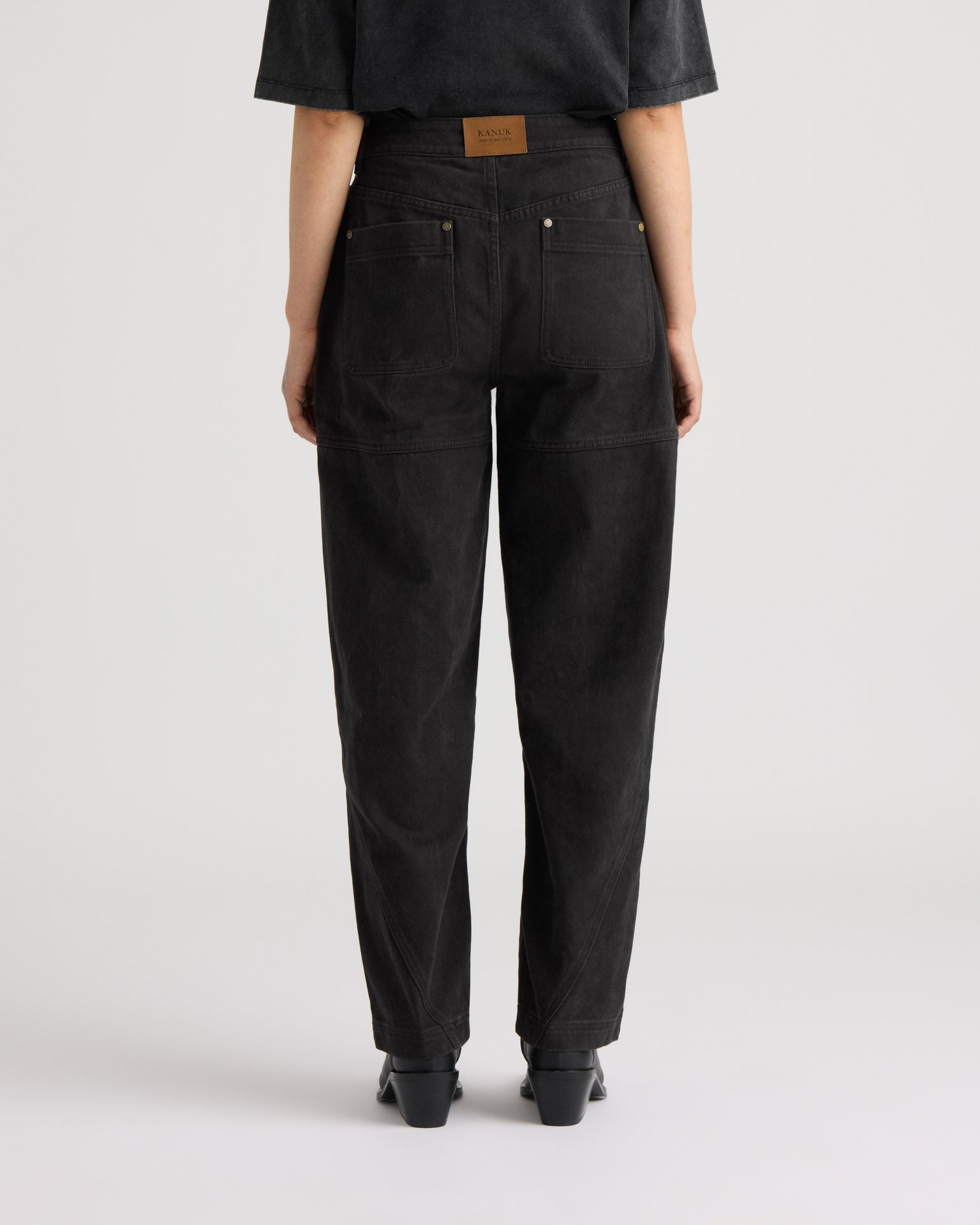 kanuk-kiamika-pantalon-cargo-en-serg-jambe-ballon-femme image 5