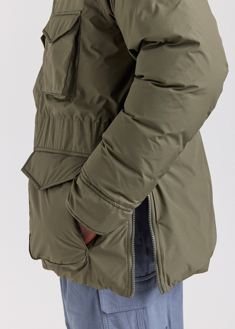 pyrenex-bazus-parka-homme-duvet-naturel-khaki image 4