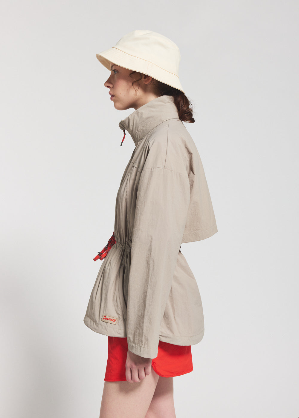 pyrenex-climb-coupe-vent-court-femme-beige image 3