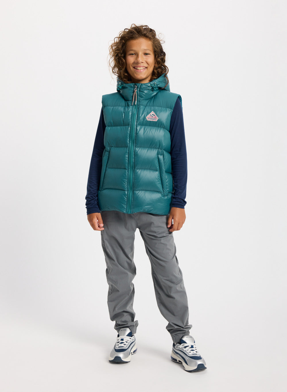 pyrenex-john-doudoune-sans-manches-enfant-bleu-turquoise image 4