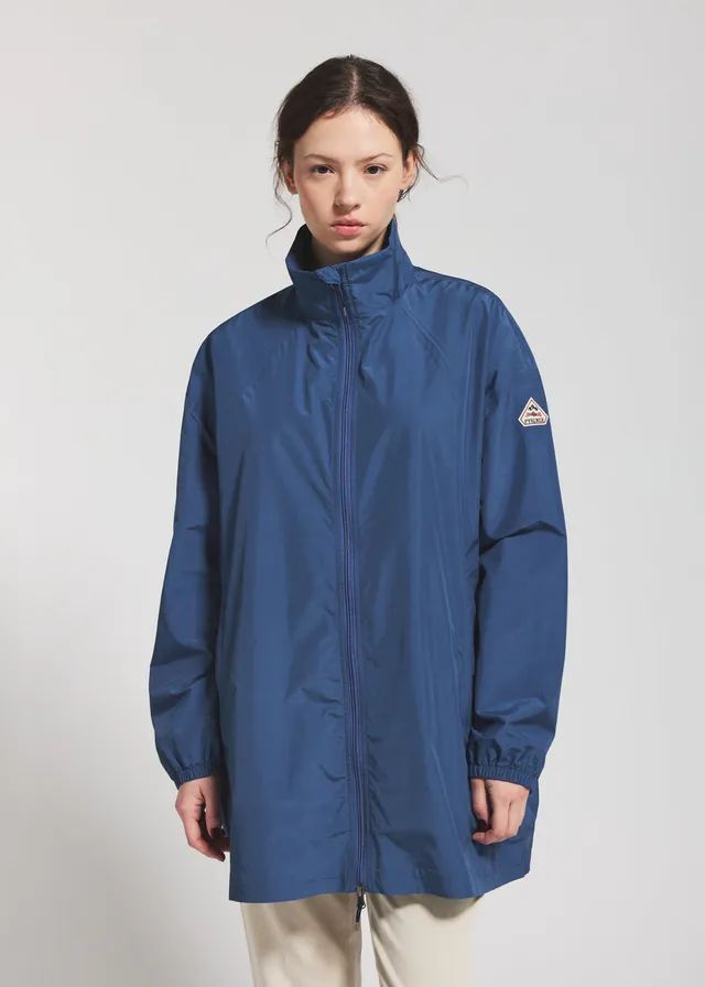 pyrenex-magnesia-veste-imperm-able-longue-femme-bleu image 1