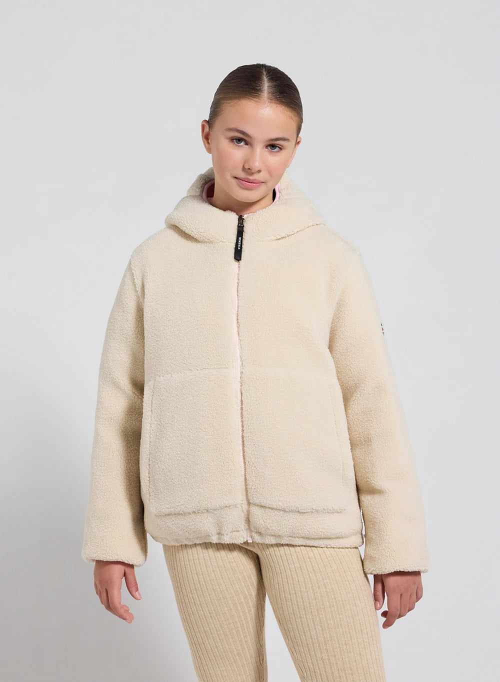 pyrenex-keylinn-doudoune-r-versible-enfant-rose-clair image 2