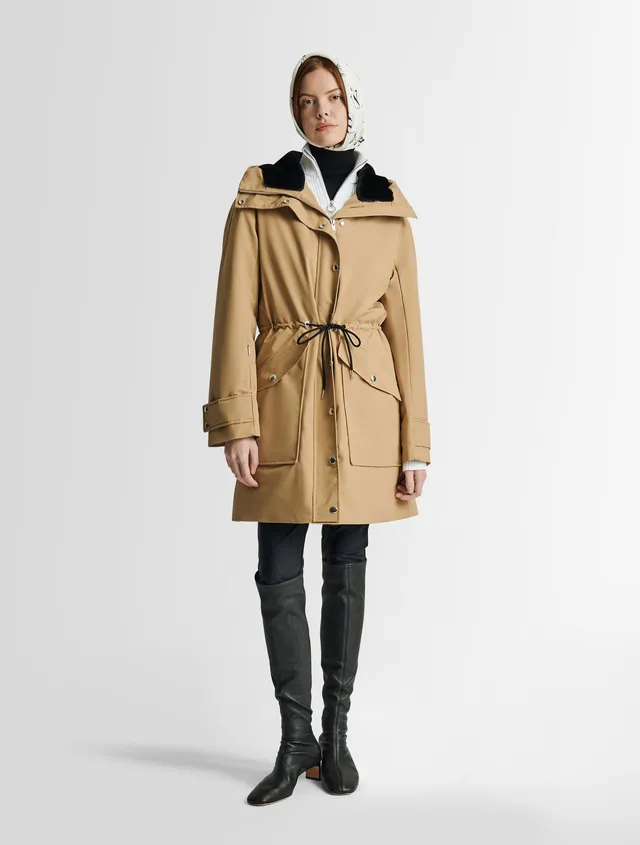 fusalp-janix-manteau-mi-long-femme-stretch-capuche image 1