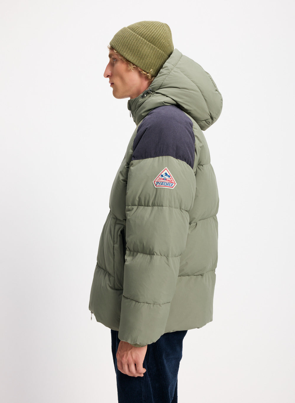 pyrenex-retro-sten-doudoune-unisexe-kaki-sherpa image 6